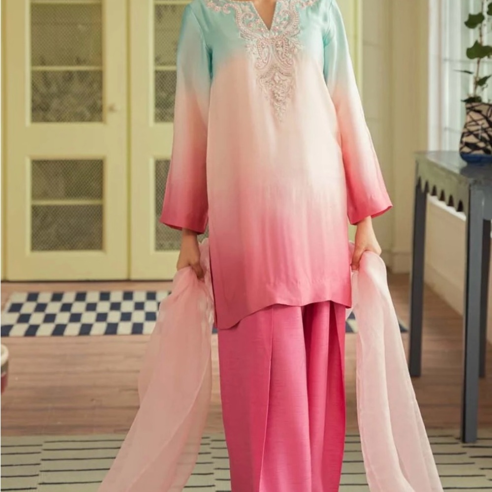Designer Farshi shalwar suit
